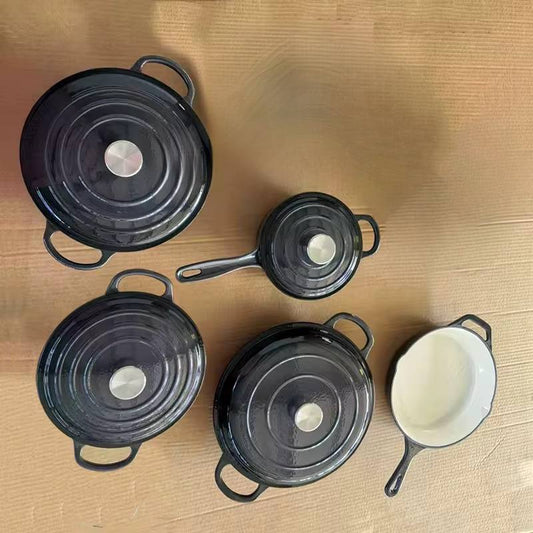 9pcs set cast iron