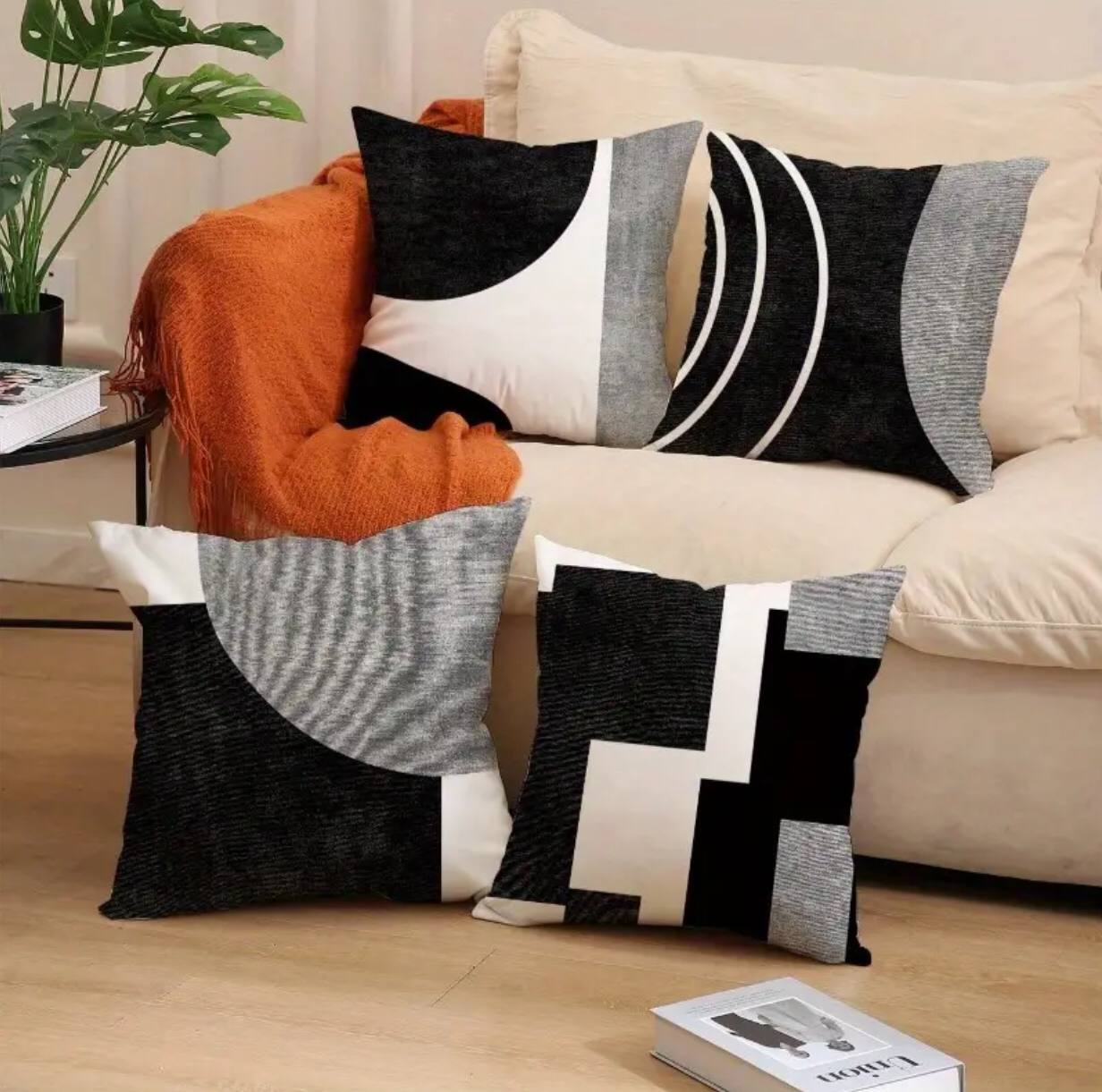 Abstract  decorative throw pillow covers