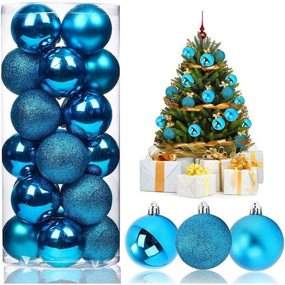 24pcs Christmas balls decor set