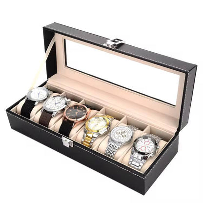 6 slot watch box