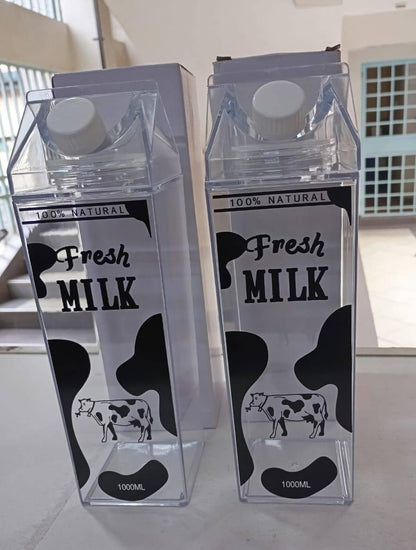 Acrylic Fresh milk bottle