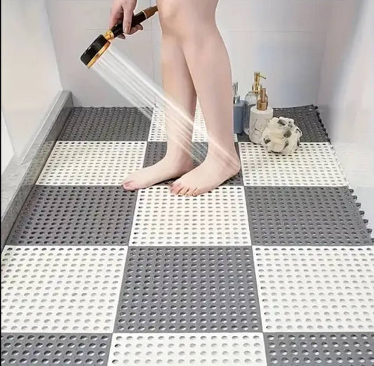 One piece Anti slip bathroom interlocking mats