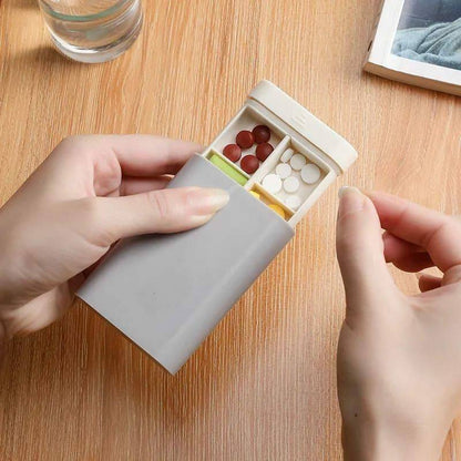 Nordic style pill (medicine) organiser