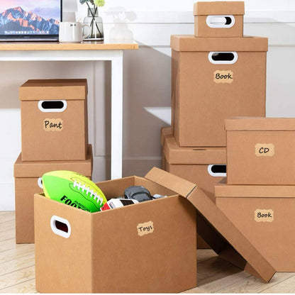 Mudder fancy shape kraft paper labels