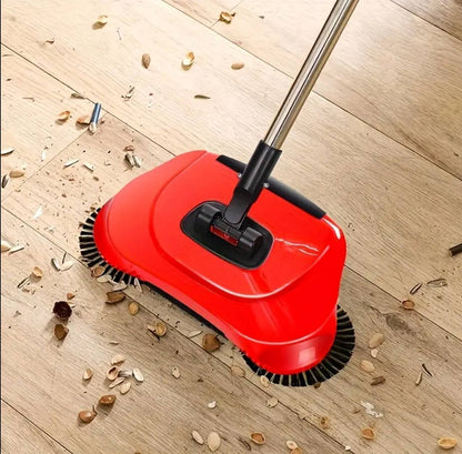 Manual Sweep drag all in one rotating brush