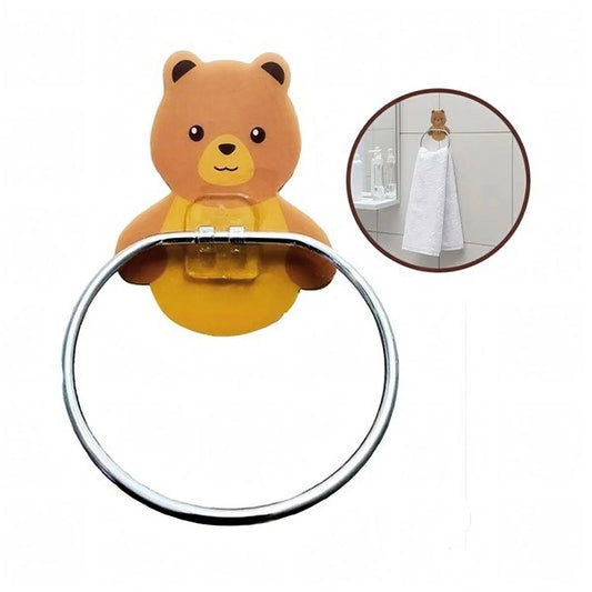 Self-Adhesive Free Punching Wall Mounted Stainless Steel animal Towel hook,