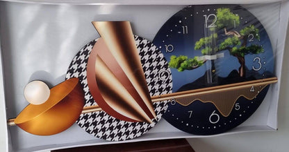80x40cm Decor wall clock