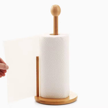 Bamboo Wood Tissue /kitchen towel Holder
