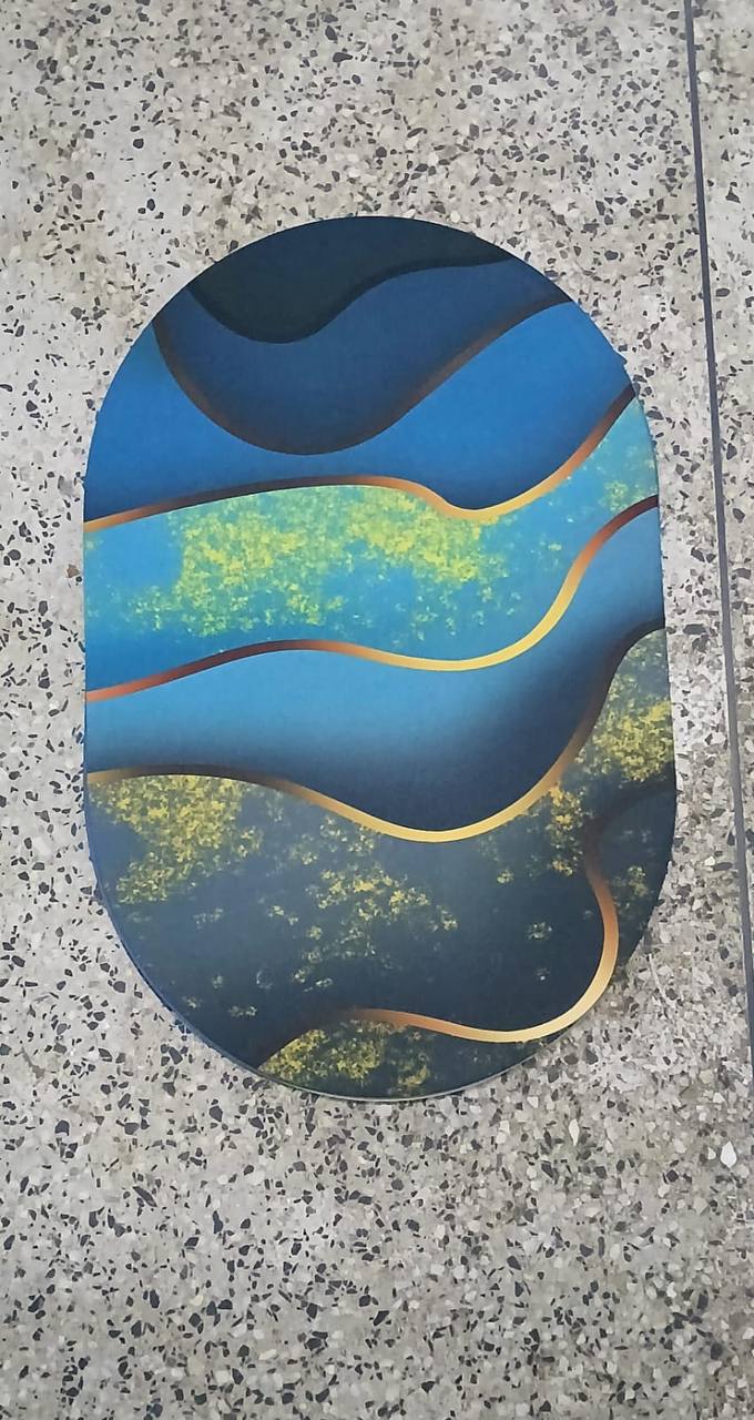 Big size Oval  *48*78cm* Bathroom/ Door mats with rubber underside