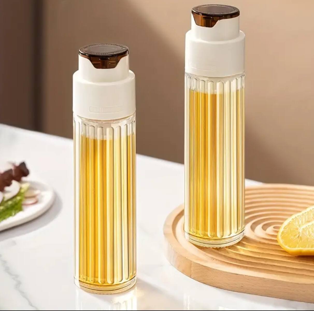 Luxury glass oil jar