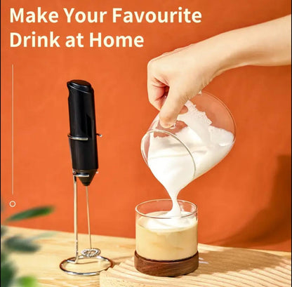 Battery Powered Frother with Stand