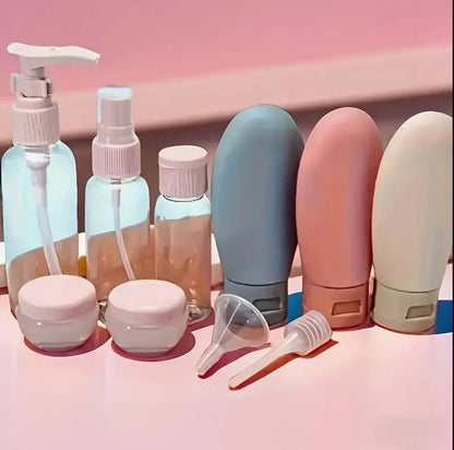 11PCS TRAVEL BOTTLES STORAGE SET