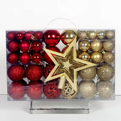 101Pcs Christmas Ball Ornaments for Christmas Tree, Shatterproof Christmas Tree Balls Decorative Baubles Hanging