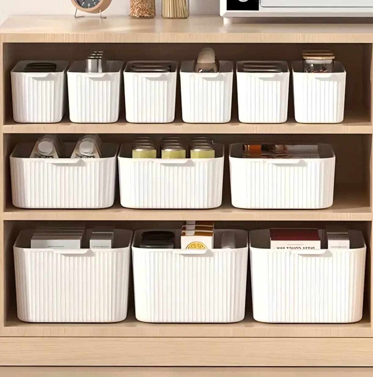 Multifunctional organizer baskets with handle