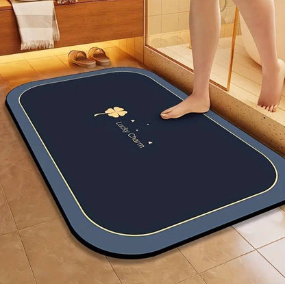 Diatom mud absorbent floor mat , anti slip, quick drying
