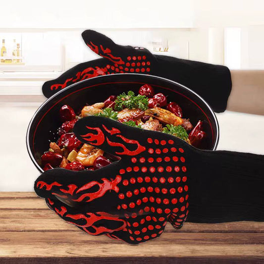 Grill Gloves,Heat Resistant BBQ Gloves