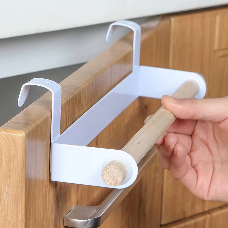 Kitchen towel rack