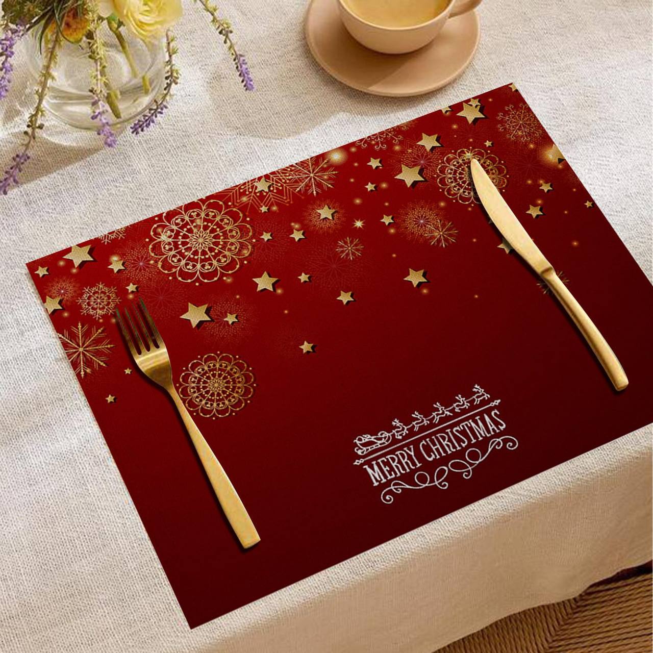 Christmas themed table placemats/table mats