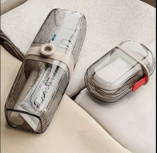 Portable Travel Soap Dish & Toothbrush Holder Set