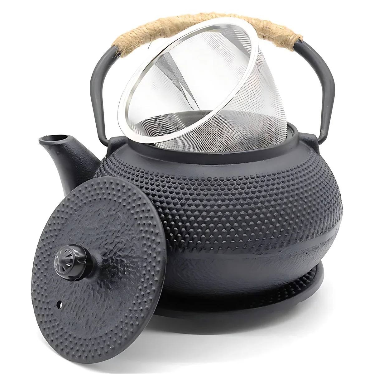 Bigger & better
1.8L original heavy duty cast iron tea pot with infuser