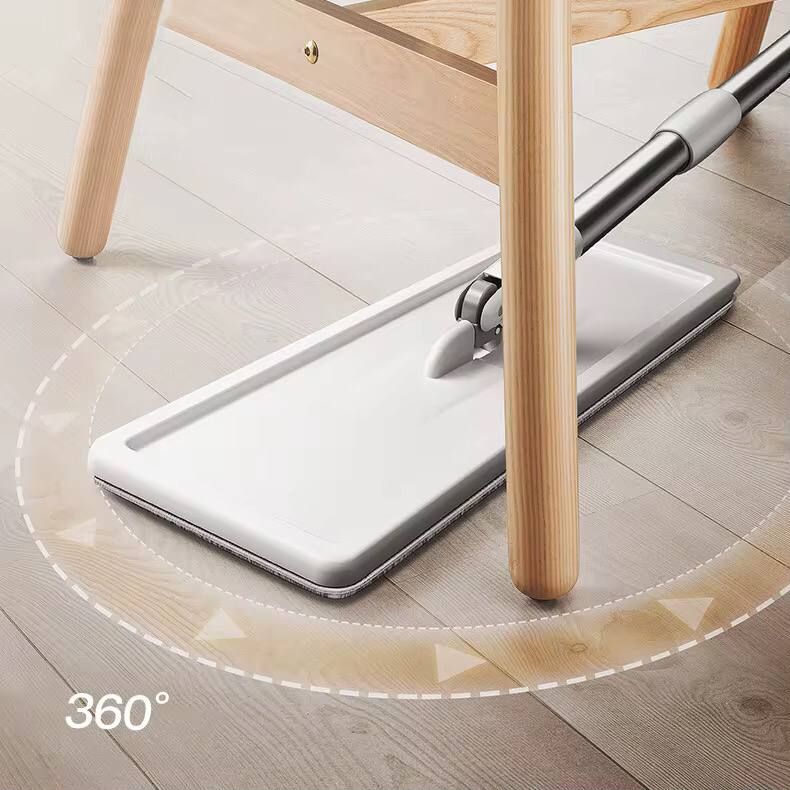 Household Flat Mops Hand-free Mop Bucket Set Lazy Mop God Large Flat Mop Clean Kitchen Mopping Plastic High Cleansing Power