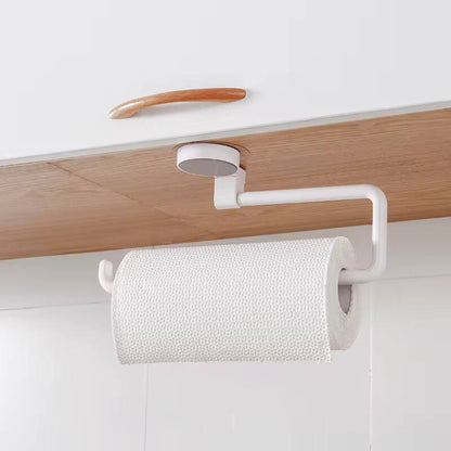 Traceless bathroom wall mounted paper holder/ towel rack
