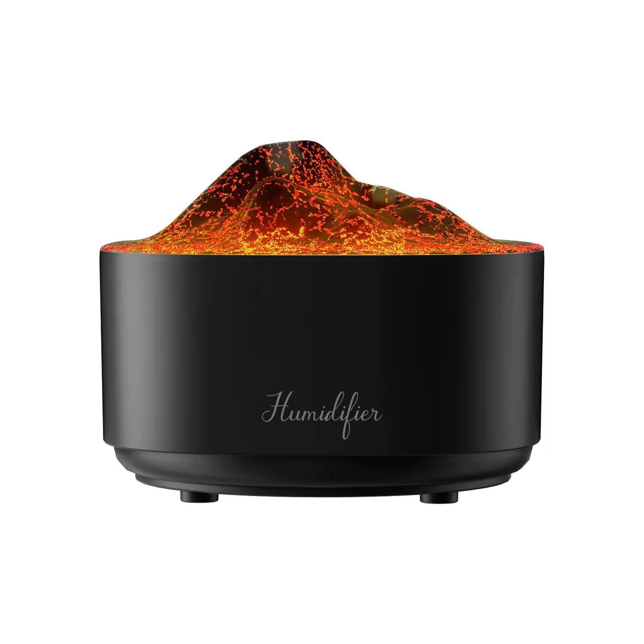 HUMIDIFIER AROMATHERAPY FLAME VOLCANO LIGHT