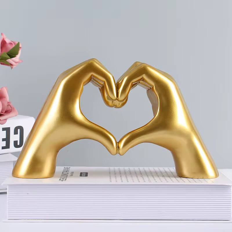 Big size Love hand decor statue