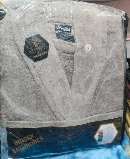 Coloured cotton bathrobes