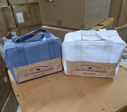 Portable food storage Highly insulated Bags with zipper closure and Handles.