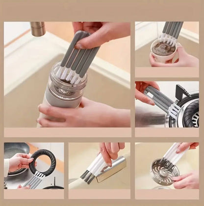 Multifunctional flexible gap brush