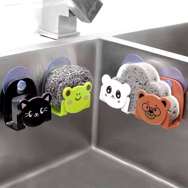 wall adhesive Cat hook sponge holder