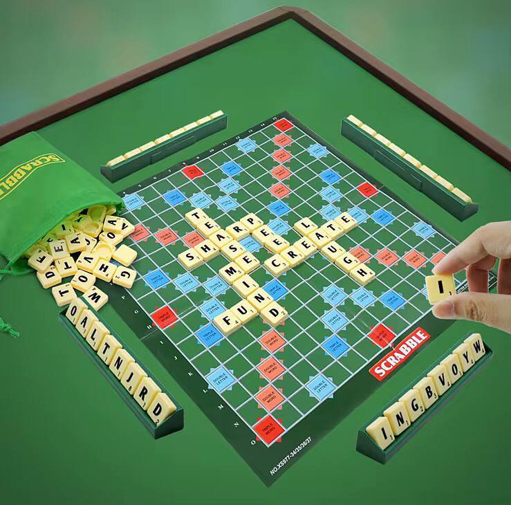 Scrabble board game