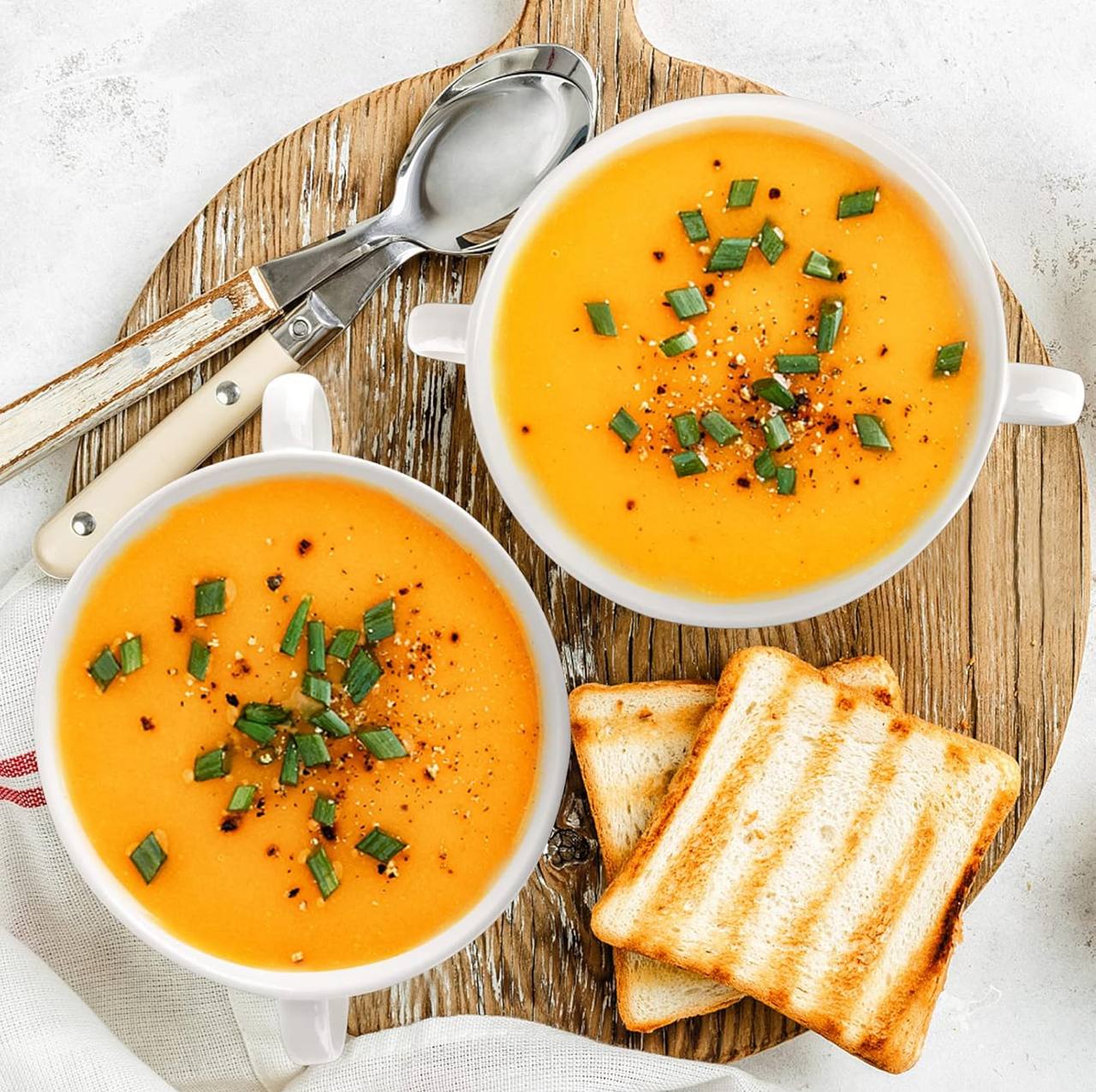 6pc Soup Bowl With 2 Handle