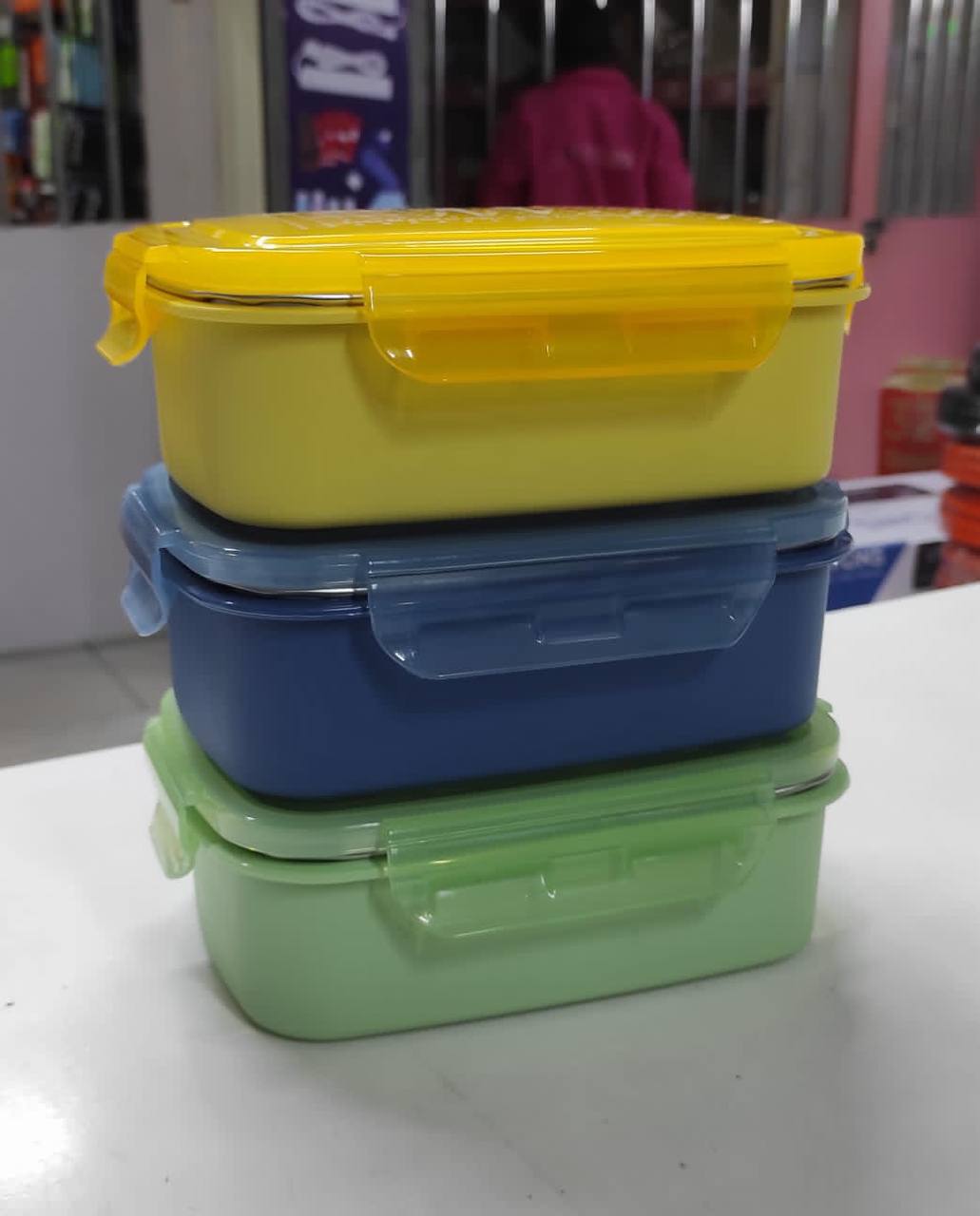 Leak proof steel food containers, lunch box