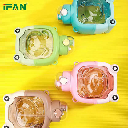 Cartoon themed plastic water bottles