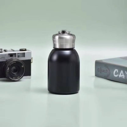 Cute 320ml Small Kids insulated leak proof thermal milk pot