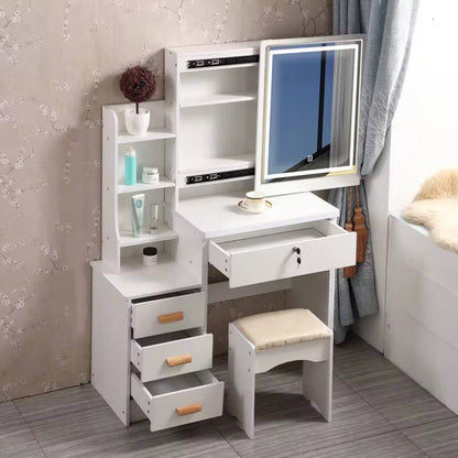 Makeup Desk with Sliding Mirror