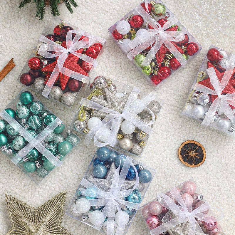 30pcs Xmas ball set and star