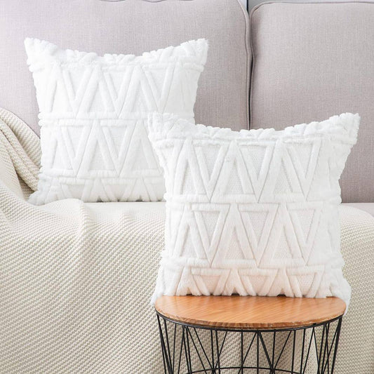 Throw Pillow Covers  Super Soft Boho Velvet Pillow Covers
