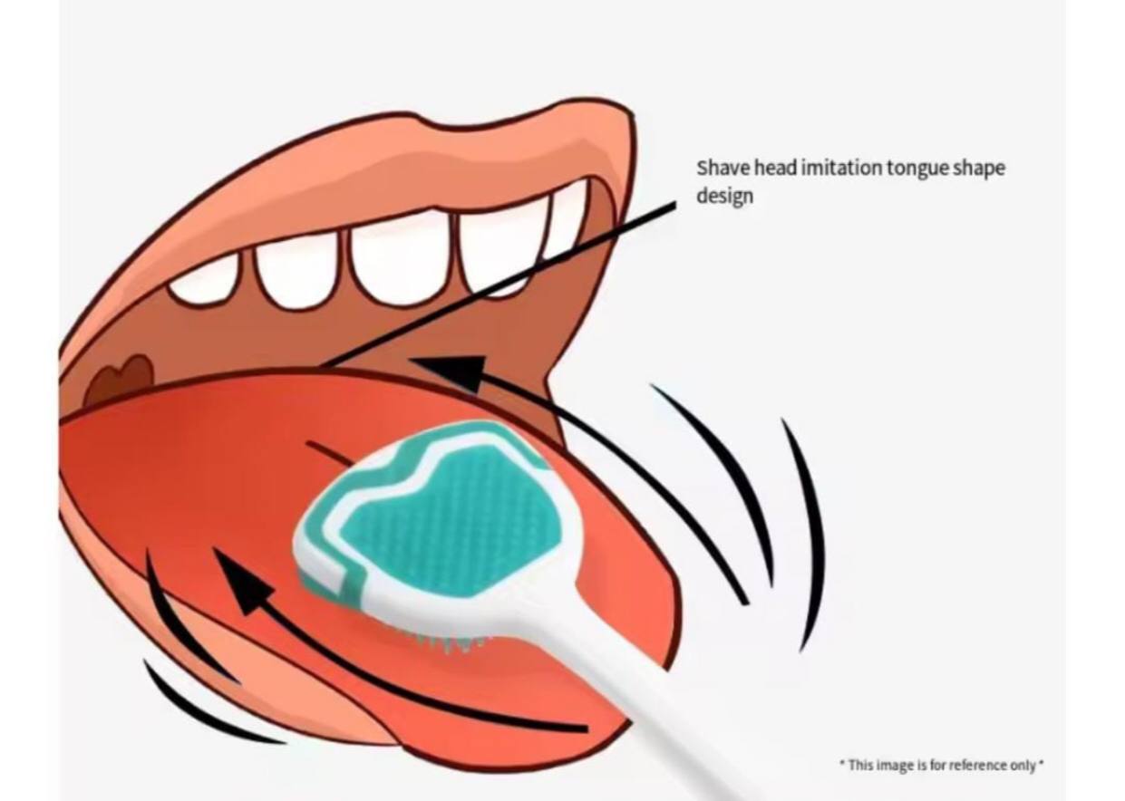 Silicone tongue cleaner
A pair