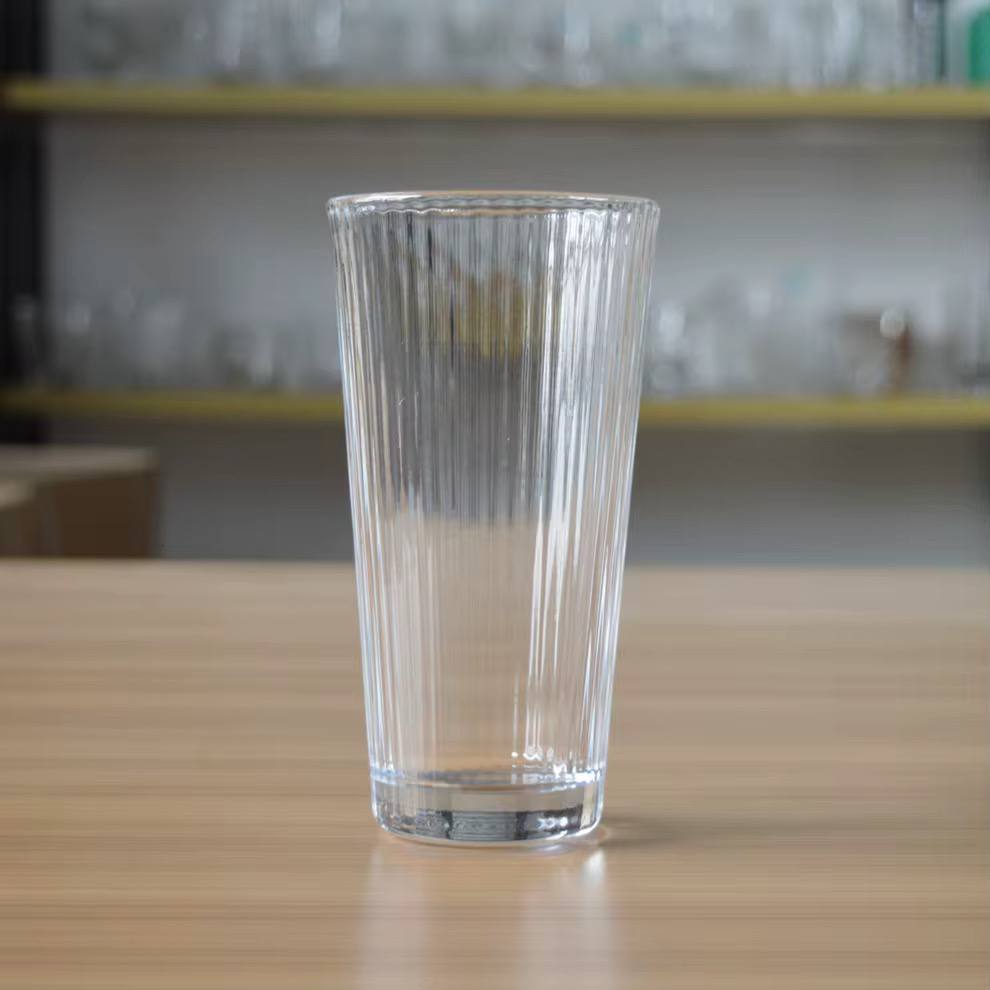 Highball Ribbed Aesthetic Glassware 6pc