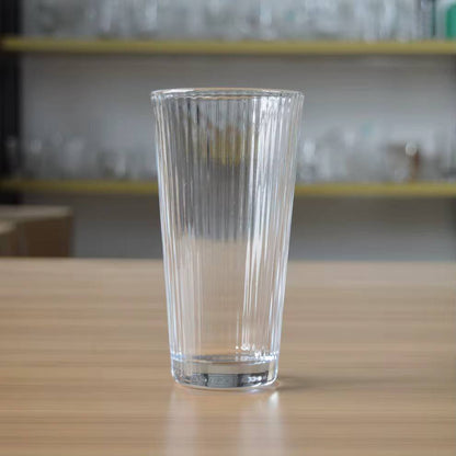 Highball Ribbed Aesthetic Glassware 6pc