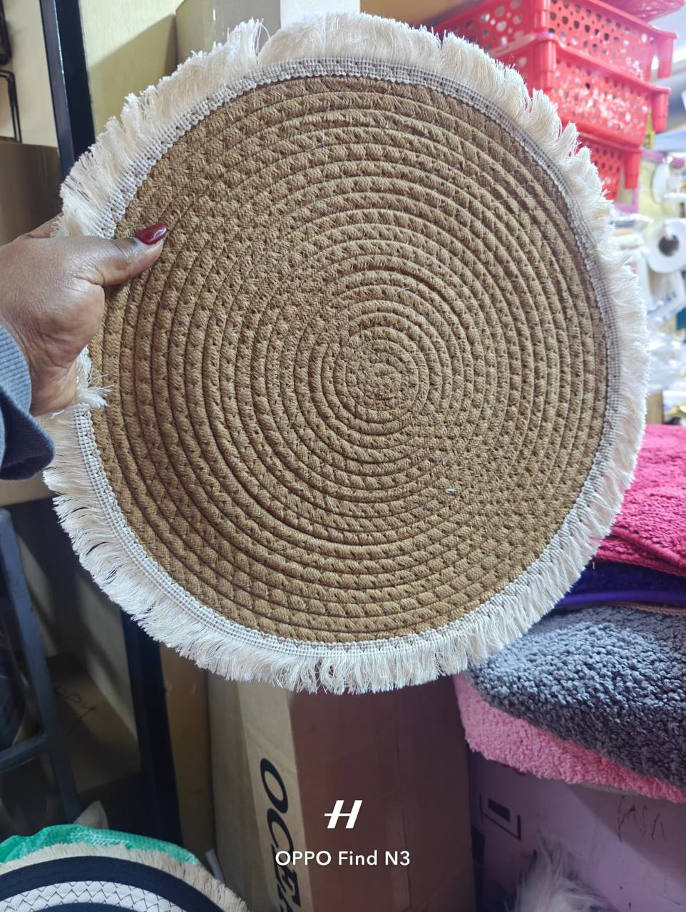 Weaved decor mat 40cm