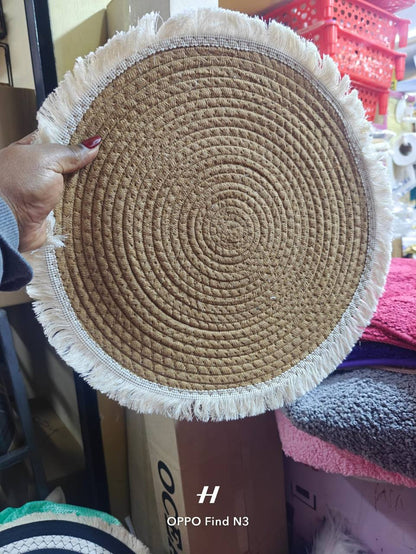 Weaved decor mat 40cm