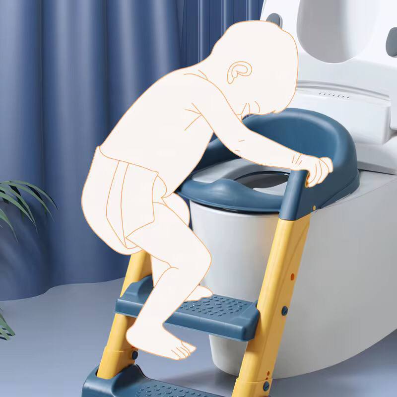 Baby auxiliary toilet ladder