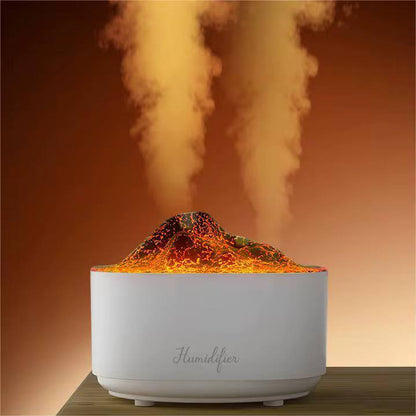 HUMIDIFIER AROMATHERAPY FLAME VOLCANO LIGHT