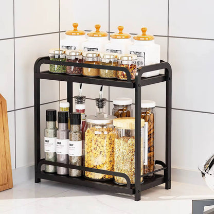 Free standing kitchen storage cabinet organizer
