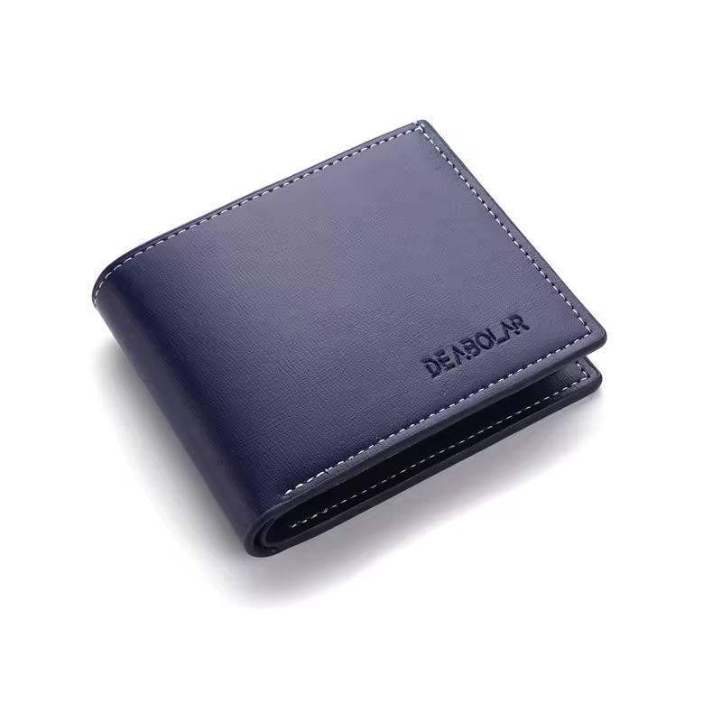 Men's fashion slim soft leather wallet