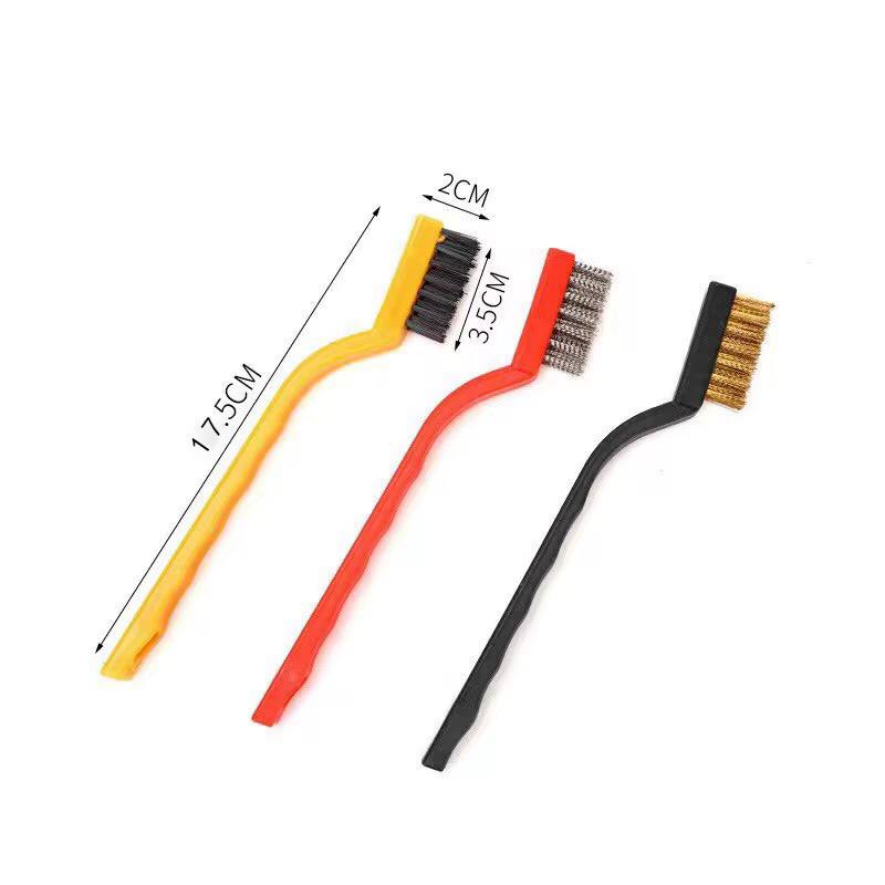 3Pcs  Cleaning Brushes Kitchen Range Hood Degreasing Decontamination Cleaning Tool Wire Small Brush